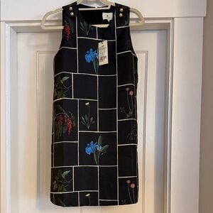 Tuckernuck Black Floral Mini Dress